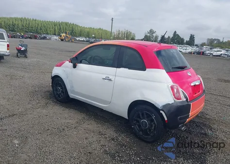 2012 Fiat 500 Pop from USA, damaged, VIN 3C3CFFAR6CT188899
